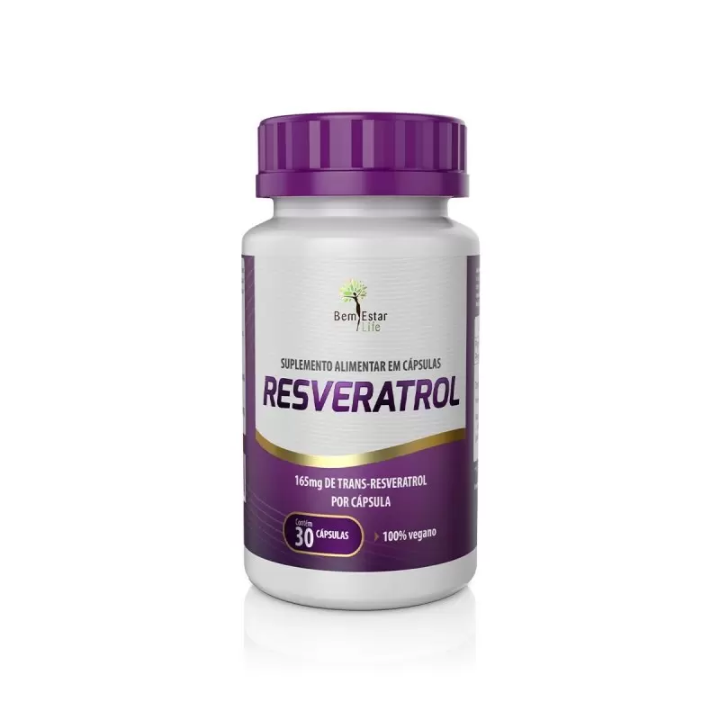 RESVERATROL- SUPLEMENTO ANTIENVELHECIMENTO