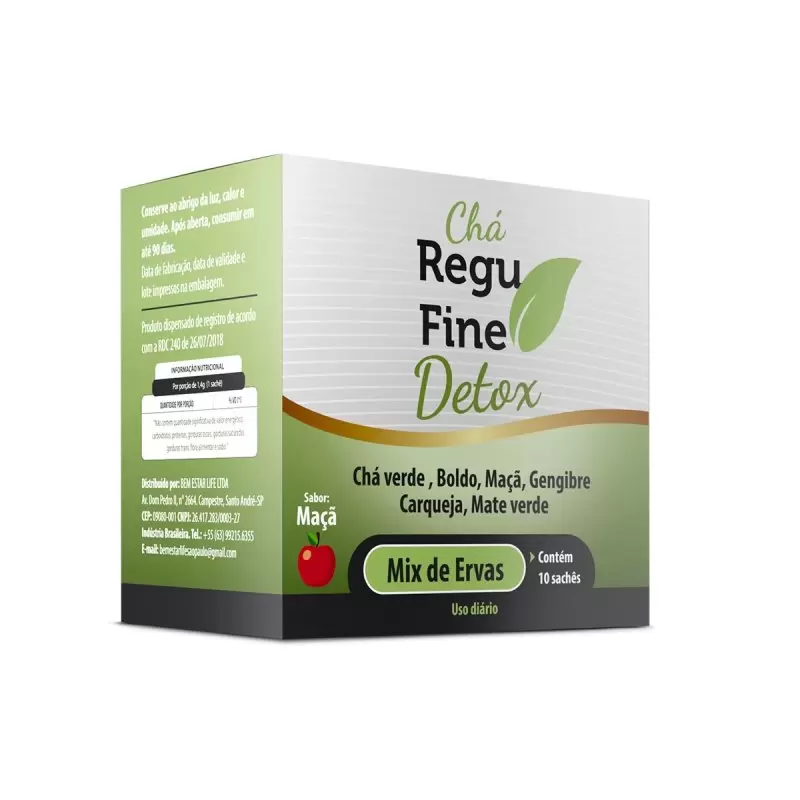 CHÁ REGU FINE DETOX  - SABOR MAÇÃ 